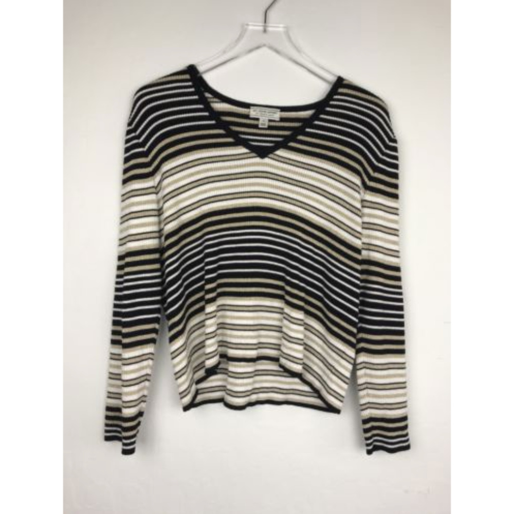 St. John Sport | Striped Knit Sweater
